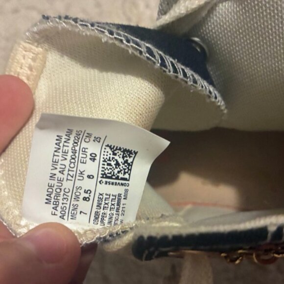 Converse Valentine's run star legacy cx platform gold chain heart high tops sz 8 - Picture 6 of 7